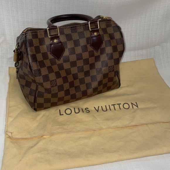 Louis Vuitton Speedy 25 Damier Ebene Handbag - Picture 2 of 16